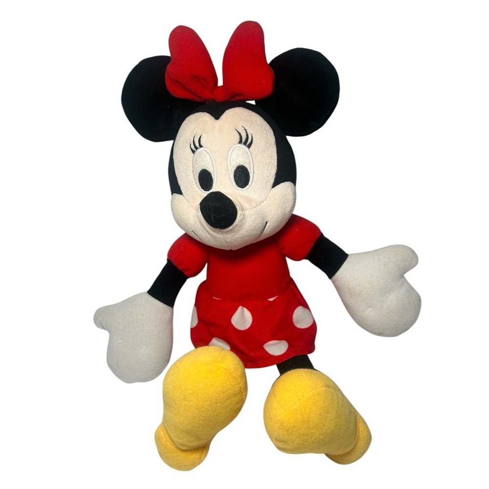 Kohls Cares Disney Minnie Mouse Plush Doll Stuffed Animal Lovey 14" Toy (NO TAG)